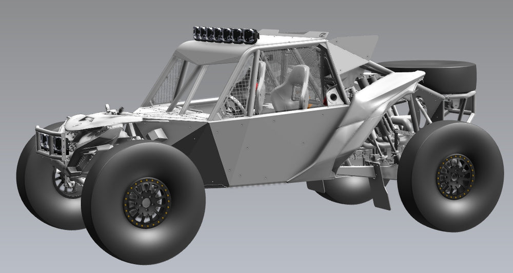 Ground-up complete race chassis design
